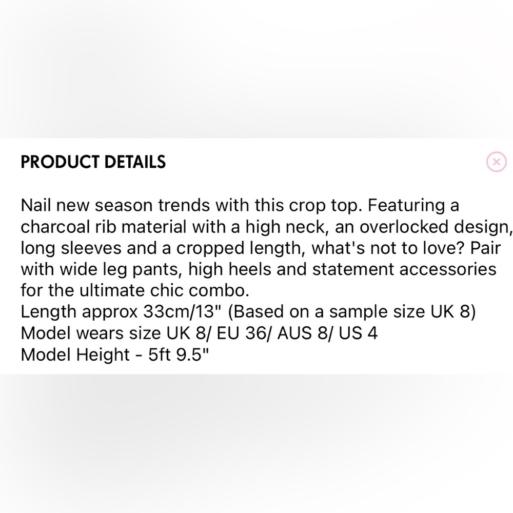 PrettyLittleThing Long Sleeve Ribbed Top - Picture 8 of 8
